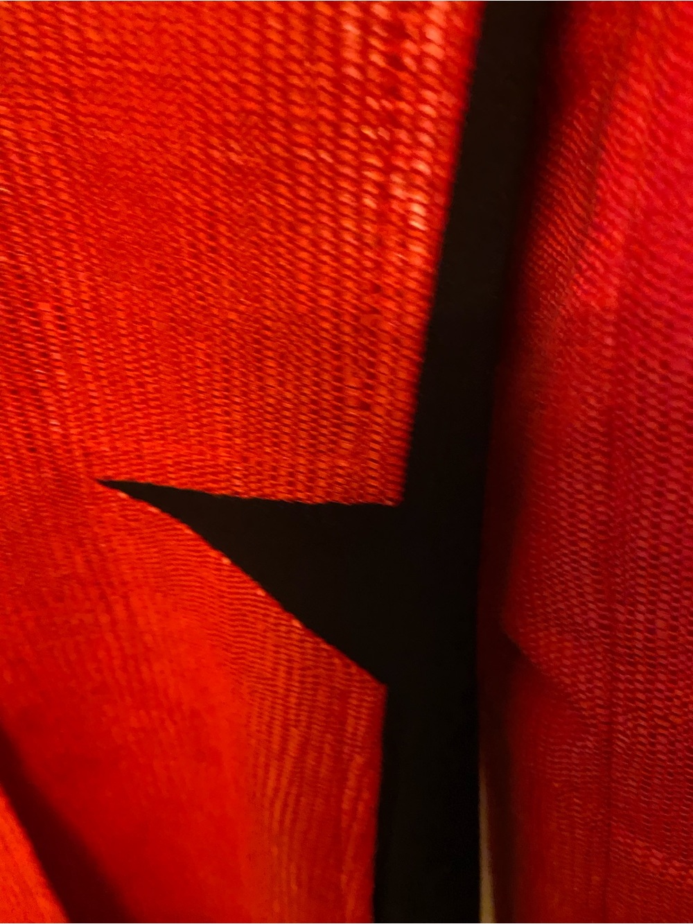 W by Worth Red Double-Breasted Long Jacket Sz S - Picture 4 of 7